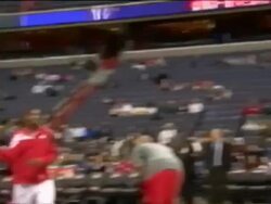 Toronto Raptors' guard Calderon is calm about a po Stock Footage