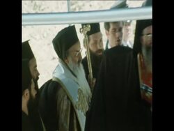 SYND 22-4-72 GREEK PREMIER GEORGE PAPADOPOULOS LAYING THE FOUNDTATION STONE OF A NEW ATHENS COURTHOUSE News Clip