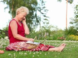 Telephone conversation Stock Footage
