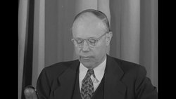 US Sen. Robert Taft criticizes Pres. Harry Truman as having Socialist plans News Clip