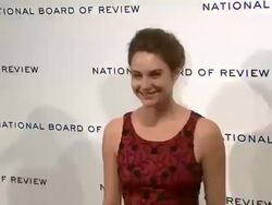 Shailene Woodley at National Board of Review Awards Gala - Red Carpet at Cipriani 42nd Street on 1/10/2012 in New York City, NY. Stock Footage