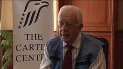 Former US president Carter calls for peaceful resolution to dispute over election results News Clip