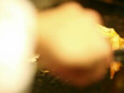 MS Prawn dish preparation at a kitchen / Sao Paulo, Brazil Stock Footage