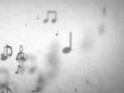 Textured Background Loop - Musical Notes Grey (Full HD Video) Stock Footage