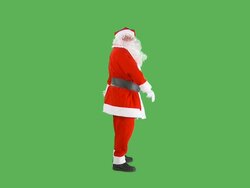 Santa Dancing Stock Footage