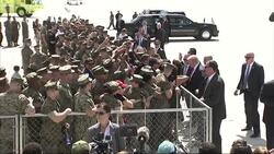 Trump Greets Marines Before Phoenix Rally Instructional Video