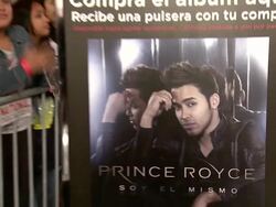 ATMOSPHERE - signage at Prince Royce and Target Celebrate The Release Of The Exclusive Deluxe Edition Of "Soy El Mismo" Stock Footage