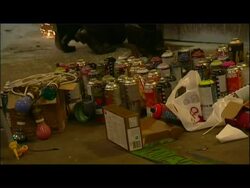 Banksy Exhibition Preparations News Clip