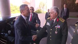 NATO secretary-general holds bilats with Turkish military chief News Clip
