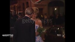 Princess Diana Leaving the Royal Opera House News Clip