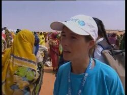 Refugees In Camps; Militiamen Surrender; Interview News Clip