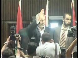 Haniyeh on situation; denounces kidnapping of BBC journalist News Clip