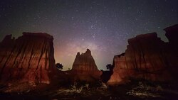 Milky Way,Time lapse Stock Footage