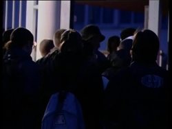 Reaction from teachers and Muslim schoolgirls to vote News Clip