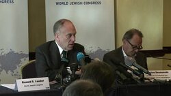CLEAN : World Jewish Congress visits Brussels in wake of museum attack News Clip