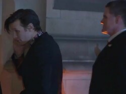 Matt Smith at David Bowie Is... Exhibition VIP Private Viewing at Victoria & Albert Museum on March 20, 2013 in London, England. Stock Footage