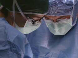  CU Doctors operating / Cagliari, Sardinia, Italy Stock Footage