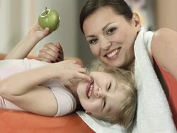 HD: Mother And Daughter Living A Healthy Life Stock Footage