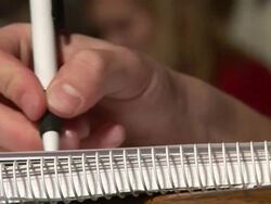 HD: Writing A Note Stock Footage