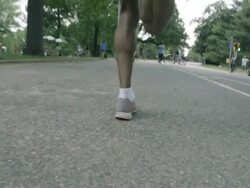 Runner's Legs Stock Footage