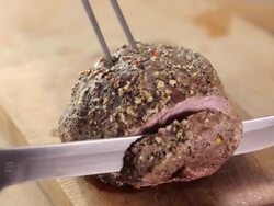 Roasted Beef Stock Footage