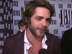 INTERVIEW: Thomas Rhett on BMI, on Tom Hall, on the momentum of country music. at 60th Annual BMI Country Awards on 10/30/2012 in Nashville, TN.(Footage by WireImage Video/Getty Images Entertainment Video) Stock Footage