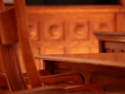 Courtroom Chairs Stock Footage