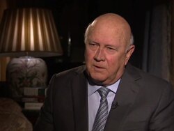 FW De Klerk Talk About Margaret Thatcher News Clip