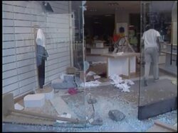 Looting Occuring During LA Race Riots Stock Footage