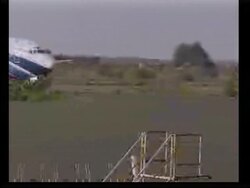 Videophone cover of UK Foreign Sec arriving in Darfur News Clip