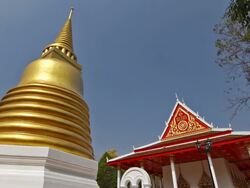 Temple in Thailand, Time Lapse. Stock Footage