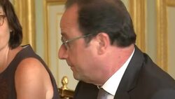 CLEAN : Hollande receives Rep Congo president News Clip