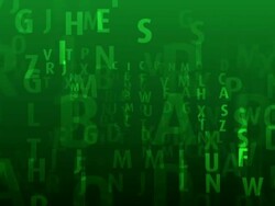 Alphabet Background Stock Footage