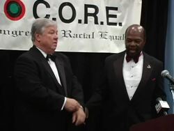 22nd Annual Martin Luther King Ambassadorial Reception Dinner Celebrated By Congress of Racial Equality Stock Footage