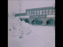 SYND 3/4/70 CHICAGO SNOWSTORM News Clip