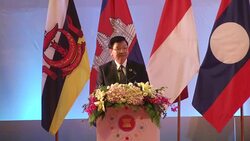 Thongloun Sisoulith Opens Asean Stock Footage