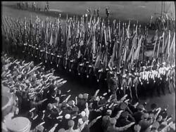 At Nuremberg, Germany stages Parade of newly equipped army. News Clip