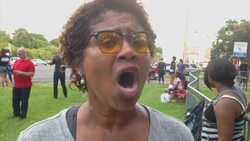 Demonstrators rally at Baton Rouge police HQ News Clip