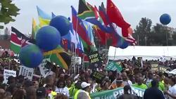 CLEAN : Queen Latifah joins thousands on AIDS march ahead of summit News Clip