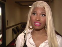 INTERVIEW: Nicki Minaj says singing in Times Square is every little girl's dream at Nokia brings Times Square to a standstill with CGI Technology and Nicki Minaj to celebrate the launch of the Nokia Lumia 900 Stock Footage