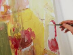 Painting Stock Footage