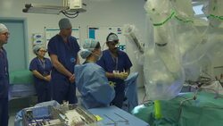 Duke of Cambridge views robotic surgery procedure at Royal Marsden News Clip