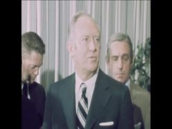 SYND 3 10 71SECRETARY OF STATE WILLIAM ROGERS, PRESS STATEMENT AFTER ANZUS MEETING News Clip