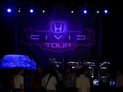 Black Eyed Peas Live Performance and Press Conference Announcing The 6th Annual Honda Civic Tour Stock Footage