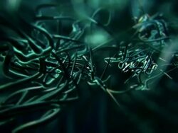 Dark Organic Particles - Background Loop Stock Footage