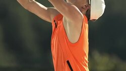 HD Super Slow-Mo: Beach Volleyball Player In Action Stock Footage