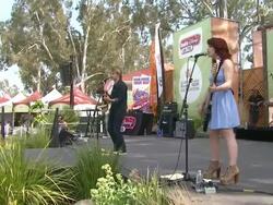PERFORMANCE: Kicking Daisies at the Elizabeth Glaser Pediatric AIDS Foundation's 22nd Annual 'A Time For Heroes' Celebrity Carnival at Los Angeles CA. (Footage by WireImage Video/Getty Images Entertainment Video) Stock Footage