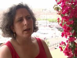 Cannes Film Festival 2009: My Neighbour, My Killer Interview Stock Footage