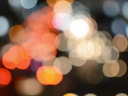 Defocused traffic lights Stock Footage