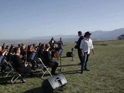 Outdoor Orchestra Stock Footage